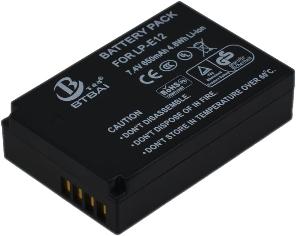 LP-E12 Replacement battery
